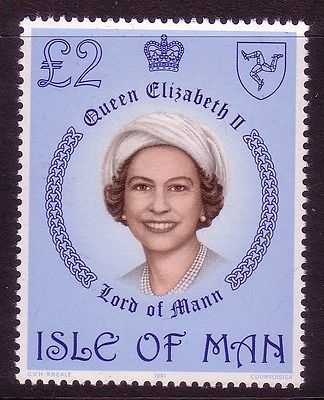 INSEL MAN MI-NR. 202 POSTFRISCH(MINT) KÖNIGIN ELIZABETH II.