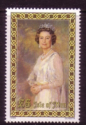 INSEL MAN MI-NR. 277 POSTFRISCH(MINT) KÖNIGIN ELIZABETH II. 1985