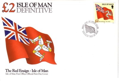 ISLE OF MAN MI-NR. 569 FDC FLAGGE VON INSEL MAN 1994