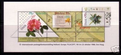 NIEDERLANDE BLOCK 31 POSTFRISCH(MINT) FILACEPT ´88 - MARKE AUF MARKE