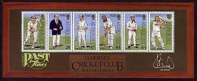 ALDERNEY BLOCK 3 POSTFRISCH(MINT) CRICKET AUF ALDERNEY 1997