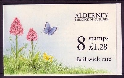 ALDERNEY MH 0-1 POSTFRISCH(MINT) FAUNA u. FLORA SCHMETTERLING