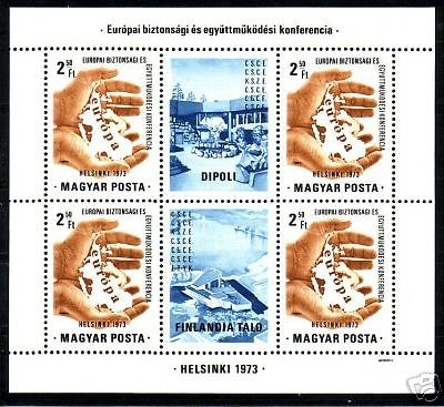UNGARN BLOCK 99 A POSTFRISCH(MINT) KSZE HELSINKI 1973