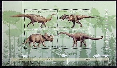 DEUTSCHLAND BLOCK 73 POSTFRISCH(MINT) JUGEND 2008 DINOSAURIER