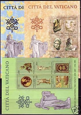 VATIKAN BLOCK 5-7 POSTFRISCH(MINT) VATIKANISCHE KUNSTWERKE in den USA