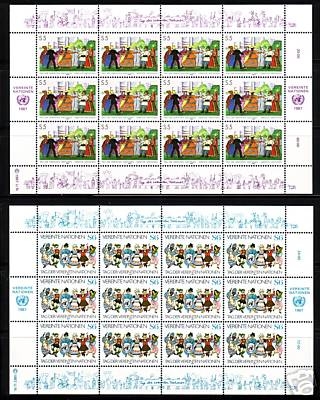 UNO WIEN MI-NR. 75-76 POSTFRISCH(MINT) KLB TAG DER VEREINTEN NATIONEN