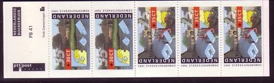 NIEDERLANDE MH 43 POSTFRISCH(MINT) PB 41 SOMMERMARKEN 1991 BAUERNHÖFE