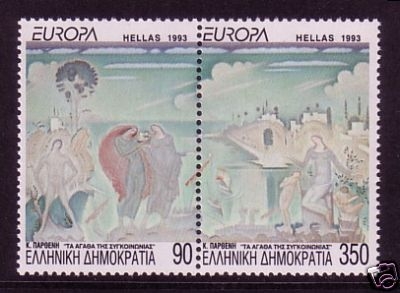 GRIECHENLAND 1829-1830 A POSTFRISCH(MINT) EUROPA 1993 ZEITGEN. KUNST