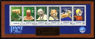 ALDERNEY BLOCK 4 POSTFRISCH(MINT) TAUCHERVEREIN AUF ALDERNEY 1998