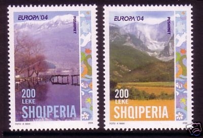 ALBANIEN MI-NR. 2966-2967 A POSTFRISCH(MINT) EUROPA 2004 FERIEN