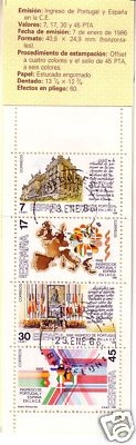 SPANIEN MH 1 o BEITRITT ZUR EG - FLAGGEN