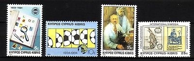 ZYPERN MI-NR. 619-622 POSTFRISCH(MINT) JAHRESTAGE - FUSSBALLBUND PHILATELIST