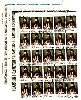ZYPERN MI-NR. 362-364 POSTFRISCH(MINT) BOGENSATZ JAHRESTAG UNABHÄNGIGKEITSKRIEG