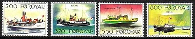 FÄRÖER MI-NR. 227-230 POSTFRISCH(MINT) POSTSCHIFFE 1992