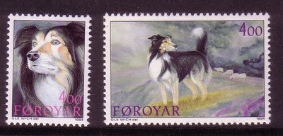 FÄRÖER MI-NR. 262-263 POSTFRISCH(MINT) HÜTEHUNDE 1994