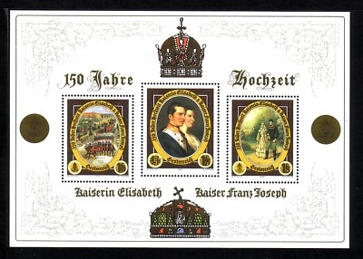 ÖSTERREICH BLOCK 23 POSTFRISCH(MINT) HOCHZEIT KAISER FRANZ JOSEPH 2004