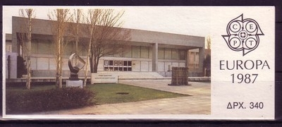 GRIECHENLAND MH 6 POSTFRISCH(MINT) EUROPA 1987 ARCHITEKTUR