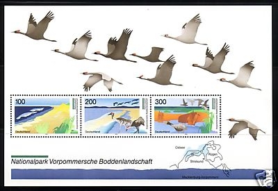 DEUTSCHLAND BLOCK 36 POSTFRISCH(MINT) VORPOMMERSCHE BODDENLANDSCHAFT 1996