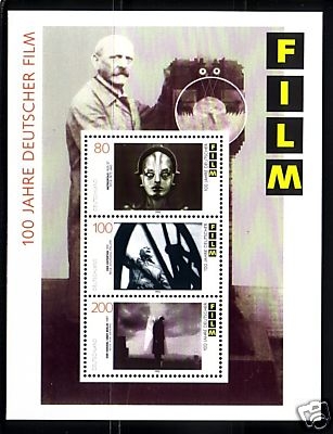 DEUTSCHLAND BLOCK 33 POSTFRISCH FILM 1995 HIMMEL ÜBER BERLIN