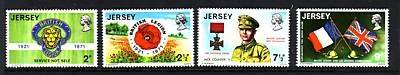 JERSEY MI-NR. 53-56 POSTFRISCH(MINT) BRITISCHE LEGION - WAPPEN FLAGGEN ORDEN