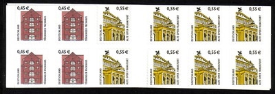 DEUTSCHLAND MH 50 POSTFRISCH(MINT) SEHENSWÜRDIGKEITEN ALTE OPER FRANKFURT