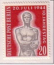 BERLIN MI-NR. 119 POSTFRISCH GEDENKTAG DES ATTENTATS AUF HITLER 1954