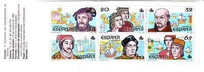 SPANIEN MH 5 POSTFRISCH(MINT) ENTDECKUNG AMERIKAS (II) 1987