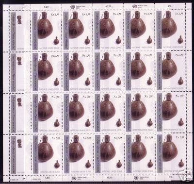 UNO GENF MI-NR. 438-439 POSTFRISCH KLEINBOGENSATZ UNABHÄNGIGKEIT OSTTIMORS 2002