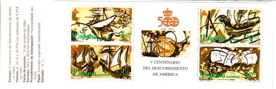 SPANIEN MH 8 POSTFRISCH ENTDECKUNG AMERIKAS (V)