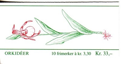 NORWEGEN MH 18 POSTFRISCH(MINT) ORCHIDEEN 1992