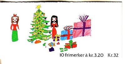 NORWEGEN MH 16 POSTFRISCH(MINT) WEIHNACHTEN 1990
