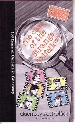GUERNSEY MH 40 POSTFRISCH(MINT) 100 JAHRE KINO DETEKTIVFIGUREN SHERLOCK HOLMES MISS MARPLE