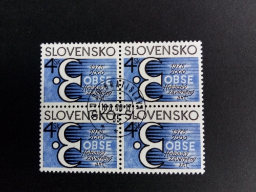 SLOWAKEI MI-NR. 374 o 4er BLOCK KSZE 2000
