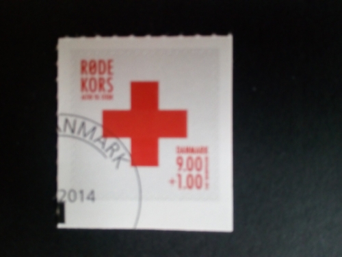 DÄNEMARK MI-NR. 1785 GESTEMPELT(USED) 150 JAHRE ROTES KREUZ 2014