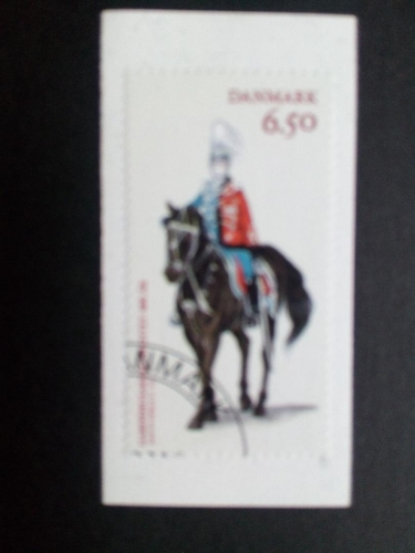 DÄNEMARK MI-NR. 1799 GESTEMPELT(USED) 400 JAHRE GARDEHUSAR-REGIMENT 2014 HUSAR AUF PFERD