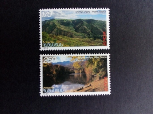 ARMENIEN MI-NR. 353-354 POSTFRISCH(MINT) EUROPA 1999 NATUR- und NATIONALPARKS