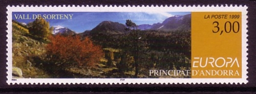 ANDORRA FRANZÖSISCH MI-NR. 535 POSTFRISCH(MINT) EUROPA 1999 - NATUR- und NATIONALPARKS