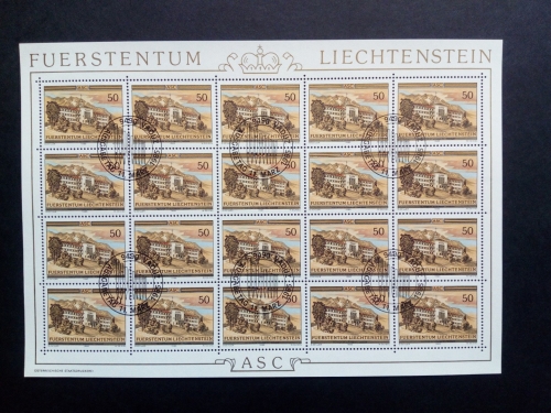 LIECHTENSTEIN MI-NR. 868-870 GESTEMPELT(USED) KLEINBOGENSATZ ORDEN UND KLÖSTER 1985