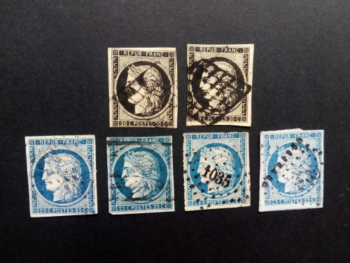 ALTE FRANKREICH BRIEFMARKEN GESTEMPELT(USED) CERESKOPF HOHER KATALOGWERT
