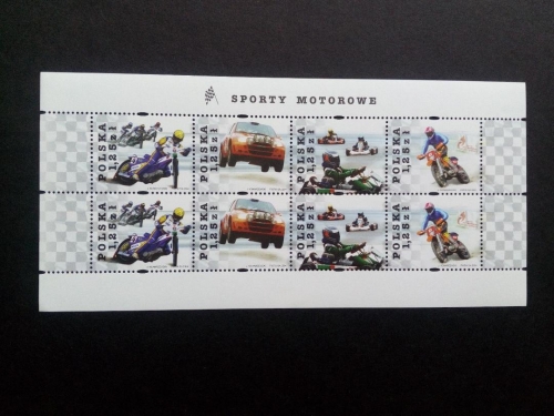 POLEN MI-NR. 4150-4153 POSTFRISCH(MINT) KLEINBOGEN MOTORSPORT 2004