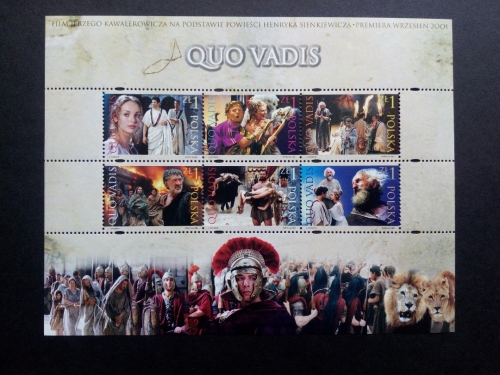 POLEN BLOCK 146 POSTFRISCH(MINT) FILM "QUO VADIS" 2001