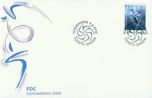 ALAND MI-NR. 176 FDC TURNER GYMNASTIKFEST 2000