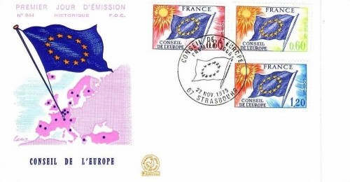 CONSEIL de L´EUROPE MI-NR. 16-18 FDC EUROPARAT