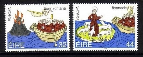 IRLAND MI-NR. 855-856 POSTFRISCH(MINT) EUROPA 1994 ENTDECKUNGEN und ERFINDUNGEN BOOTE SCHAFE