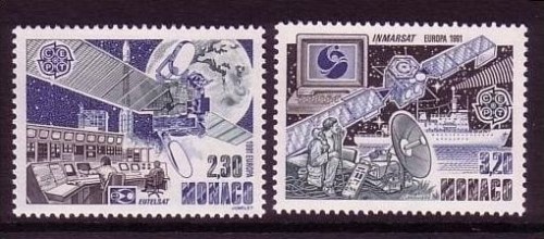 MONACO MI-NR. 2009-2010 POSTFRISCH EUROPA 1991 EUROPÄISCHE WELTRAUMFAHRT