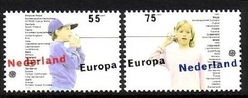 NIEDERLANDE MI-NR. 1364-1365 POSTFRISCH(MINT) EUROPA 1989 - KINDERSPIELE
