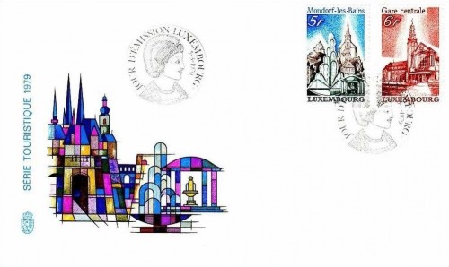 LUXEMBOURG MI-NR. 985-986 FDC TOURISMUS