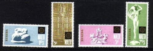 MALTA MI-NR. 493-496 POSTFRISCH(MINT) EUROPA 1974 - SKULPTUREN