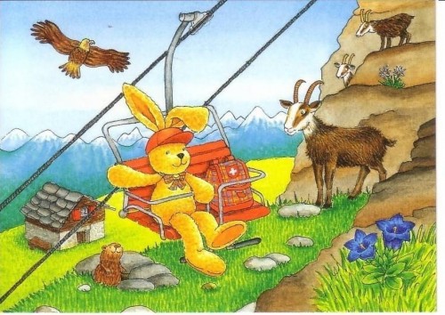 SCHWEIZ BILDPOSTKARTE 2005 POSTFRISCH(MINT) FELIX DER HASE 2005