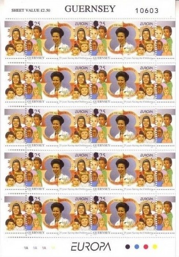 GUERNSEY MI-NR. 691-692 POSTFRISCH(MINT) KLEINBOGENSATZ EUROPA 1996 BERÜHMTE FRAUEN